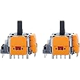 Ikpek 2pcs Hall-Effect Joysticks Replacement for DualSense PS5 Controller, 3D Analog Sensor Wheel Thumb Sticks Rocker Module Replacement for Playstation 5 Controller