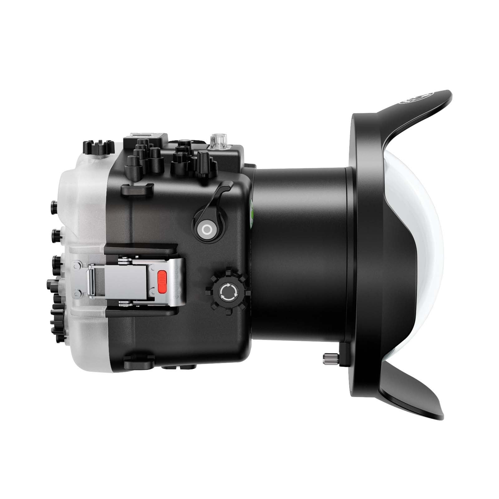 Seafrogs Underwater Housing for Sony Alpha FX3 I FX30+ WA005F 6 inch Dome Port Kit [40M/130FT] Waterproof Case Scuba Diving Housing for Sony ILME FX3 I FX30 +16-35mm F2.8, 24-105mm F4 G