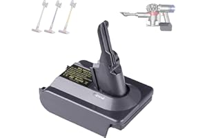 ASUNT New Version V8 V7 Battery Adapter for Milwaukee M-18 18V Li-ion Battery Convert to Replace for Dyson V8 V7 Battery Work for Dyson V8/7 Vacuum Cleaners V8/7 Animal V8/7 Absolute V8/7 Motorhead