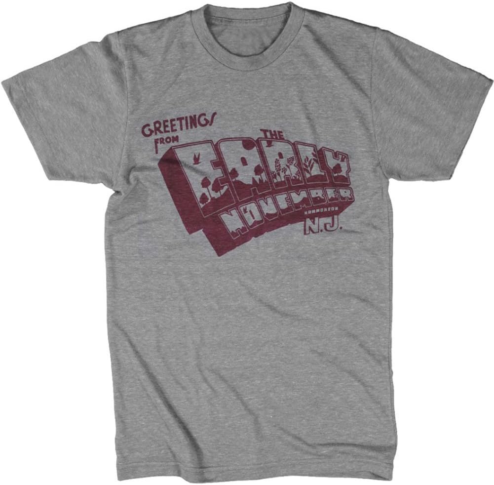 Early November Men's Greetings From NJ T-shirt XX-Large Grey