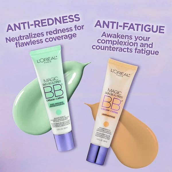 L’OREAL PARIS MAGIC BB CREAM FACE MAKEUP ANTI-REDNESS W/ VITAMIN C AND E, 1 FL. OZ., PACK OF 2