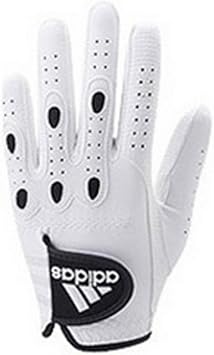 Amazon アディダス グローブ Advマルチフィットグローブ ジュニア D2150 N ホワイト ブラック S 17cm Adidas アディダス ゴルフグローブ