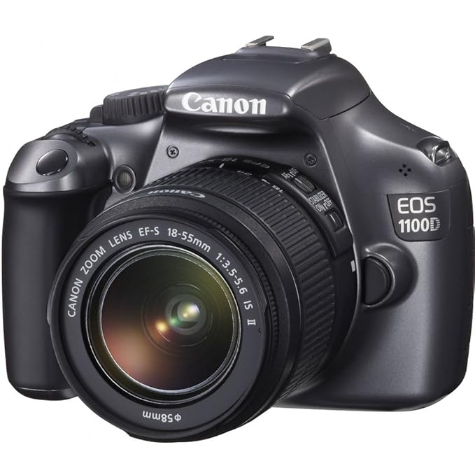 Buy Canon EOS 1100D 12.2MP Digital SLR Camera (Grey) with EFS 1855 is II Lens, SD Card, Camera