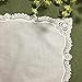 Sweet Heart Wedding Embroidery Lace Handkerchief for Bride & Ladies/White, A004