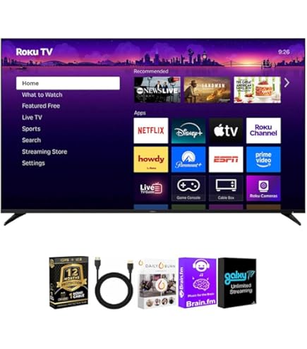 Amazon.com: Roku 75R6C7KIT1 75 inch Class Plus Series 4K QLED Mini