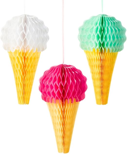 Amazon Com Talking Tables Ice Cream Party Decorations Hanging
