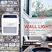 Aikars Solar Outdoor Lights Waterproof,28 LED Wireless Solar Sensor Wall Lights,Security Area Night Lights for Patio Wall,Back Yard,Garden,Fence (2 Pack)