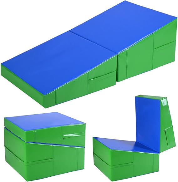 Incline Tapis de Gymnastique Wedge Pliable de Gymnastique Gym Fitness