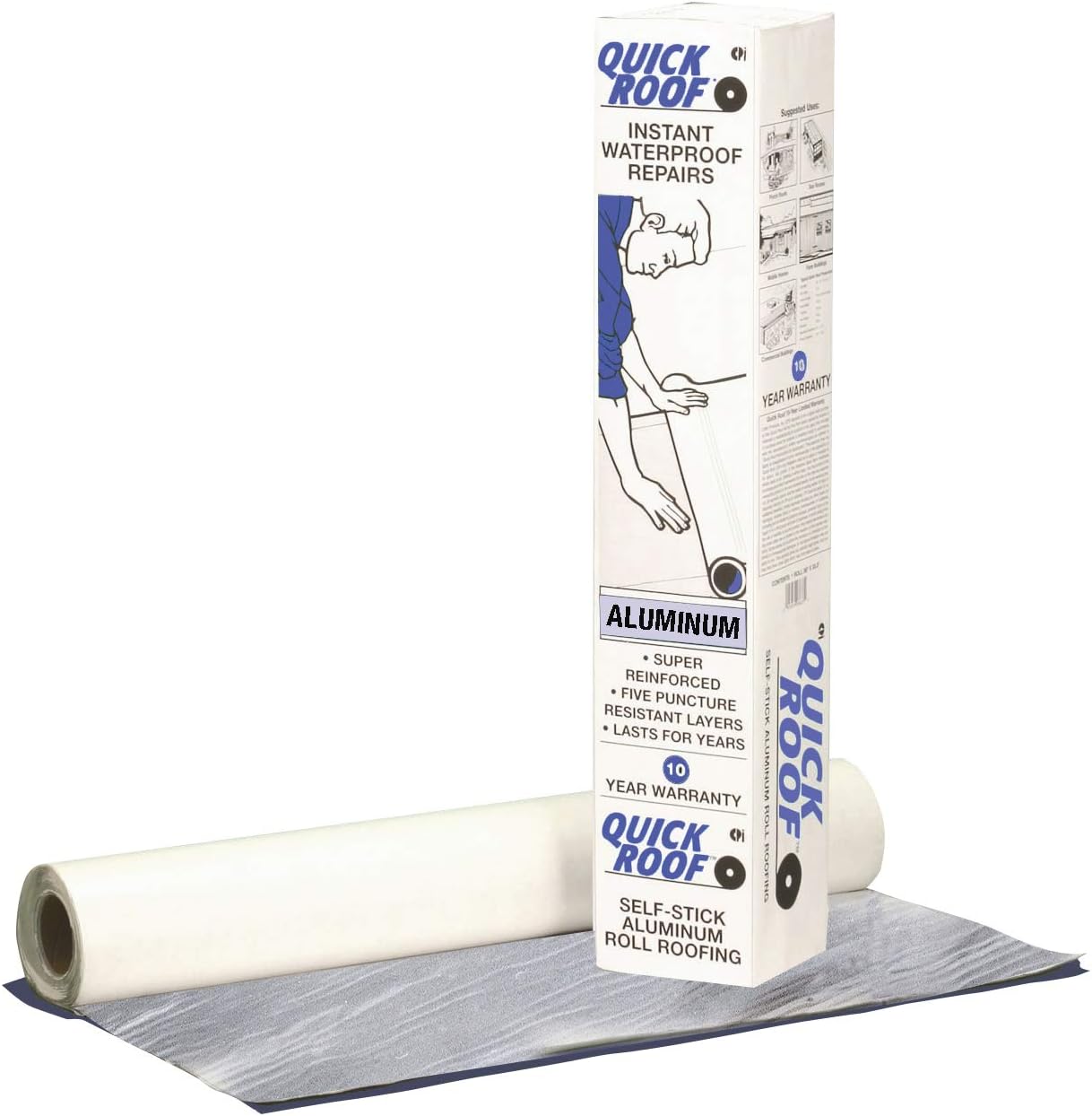 Cofair QR36 Quick Roof Pro Aluminum 36" x 33.5'
