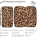 Travel Document Organizer - RFID Passport Wallet Case Family Holder Id Wristlet (Leopard)