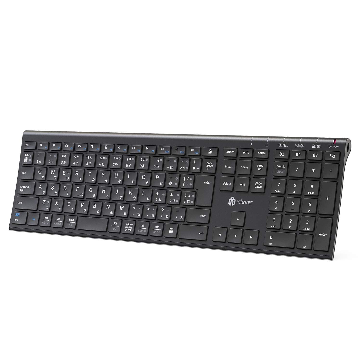 iClever ICBK23BK Bluetoothキーボード ブラック アイクレバーの商品画像