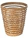 KOUBOO La Jolla Rattan Mesh Round Waste Basket, Garbage Container Bin, Wicker Waste Basket, Woven Trash Can Rubbish Basket for Bedroom, Bathroom, 11