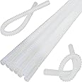 Bendable Straws - 11 inch Long Flexible Straws - Bendy Drinking Straw Reusable - 14 Pack