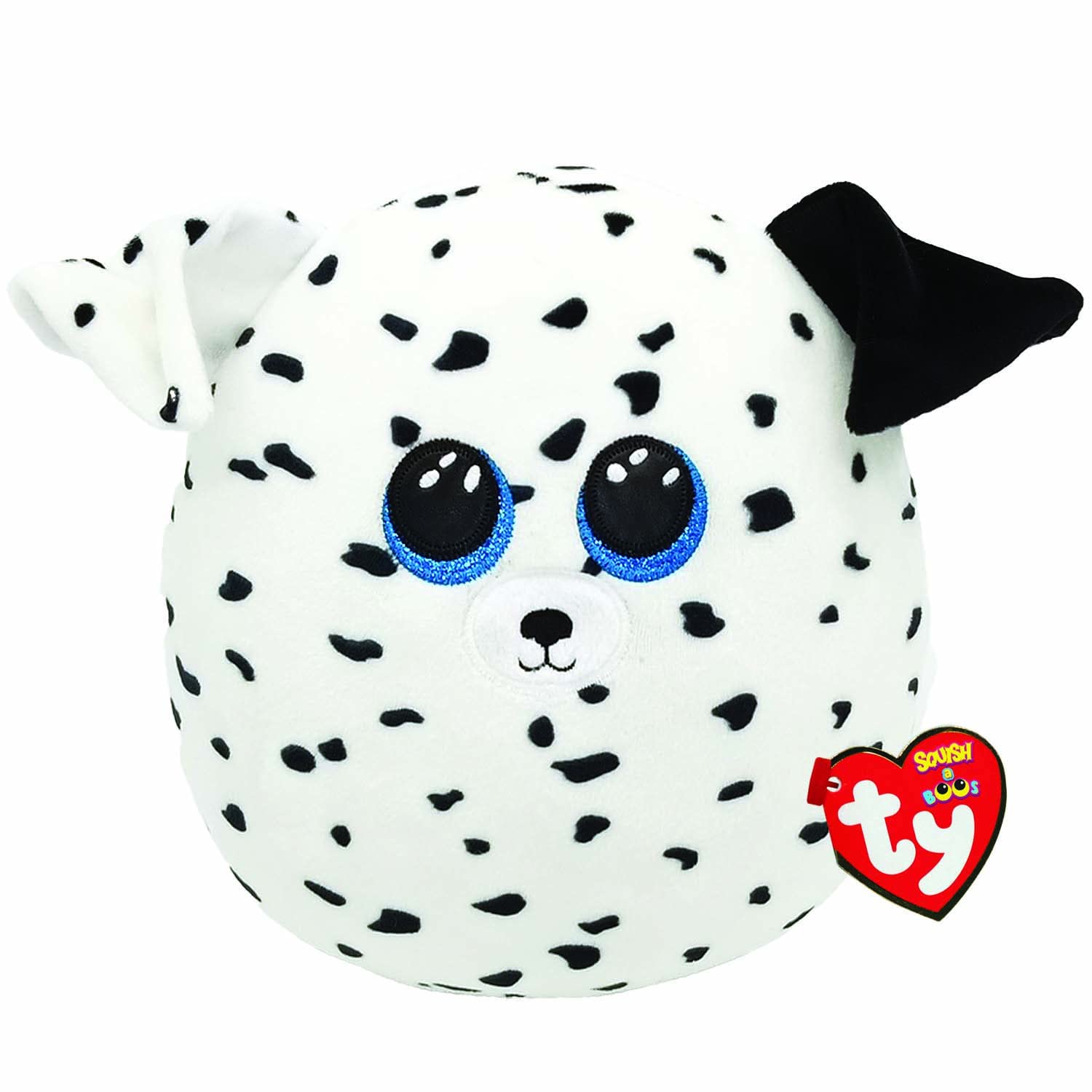 TY Toys - Squish a Boo Dog Fetch - 31 CM, White, 2009142