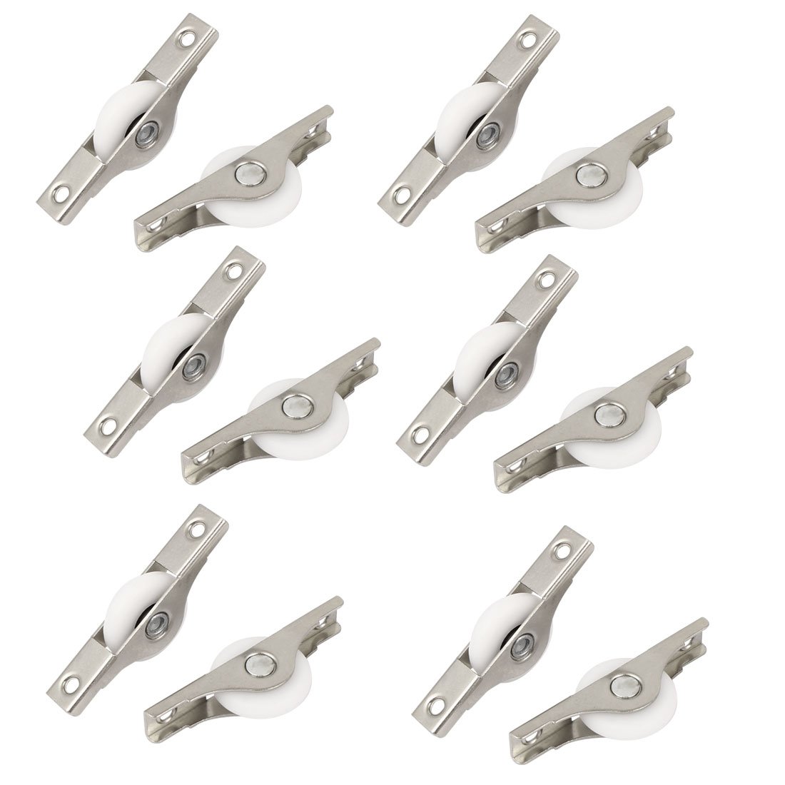Sourcingmap 62mm Length Sliding Door Roller Window Sash Pulley Wheel 12pcs