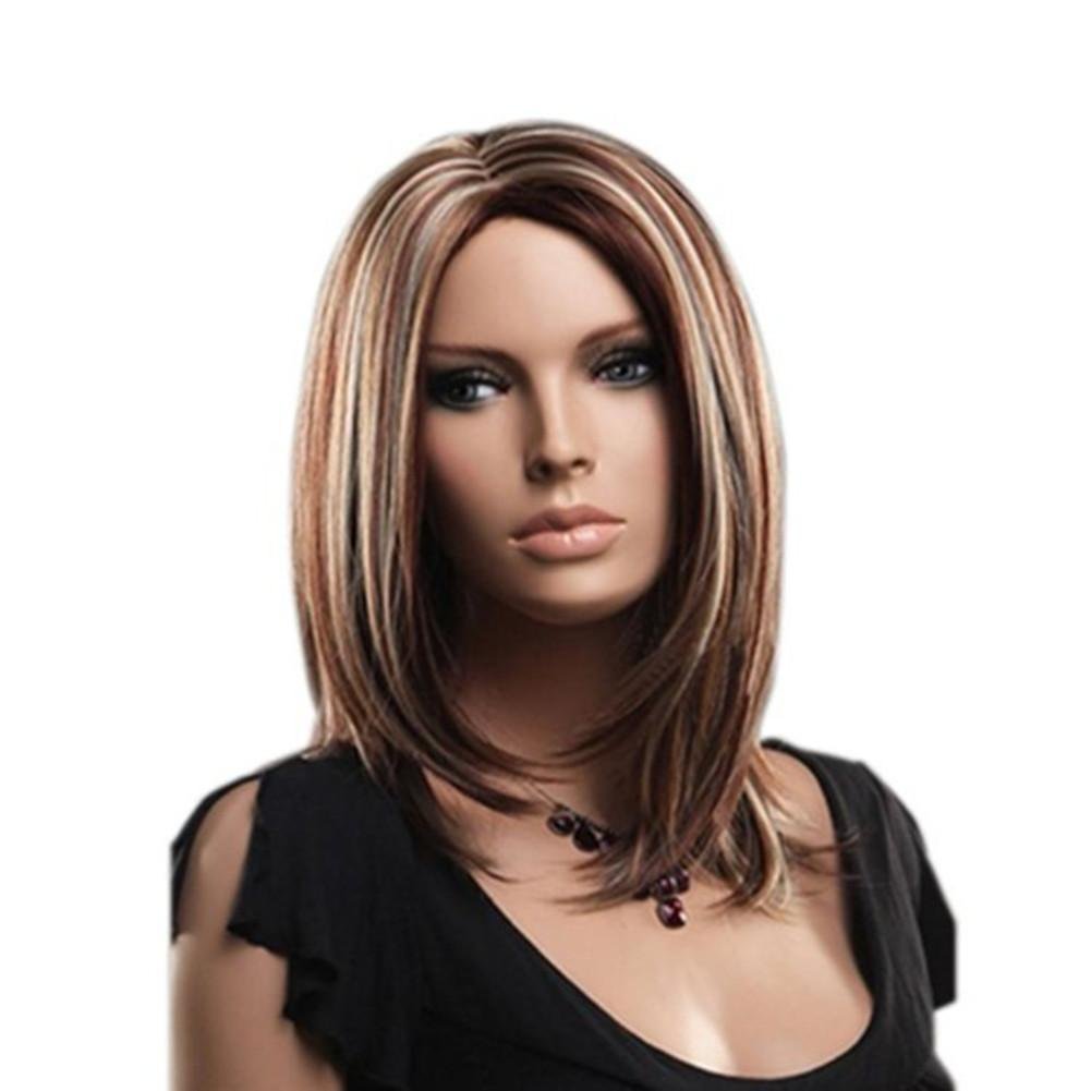 Galleon 2017 Trendy Women Lady Medium Synthetic Hair Wigs Pixie