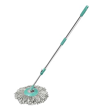 Spotzero By Milton Spin Mop Spares set Handle with Microfibers Refill(Compatible with Prime, E