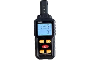 Geiger Counter Radiation Detector 3-in-1 LCD Display Nuclear Radiation Detector with Sound & Light Alarm Portable Monitor Met