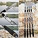 PLUSINNO Telescopic Fishing Rod Pole Spinning Fishing Rod Carbon Fiber Travel Rod for Saltwater Freshwater Rods(2.1M 6.89Ft)