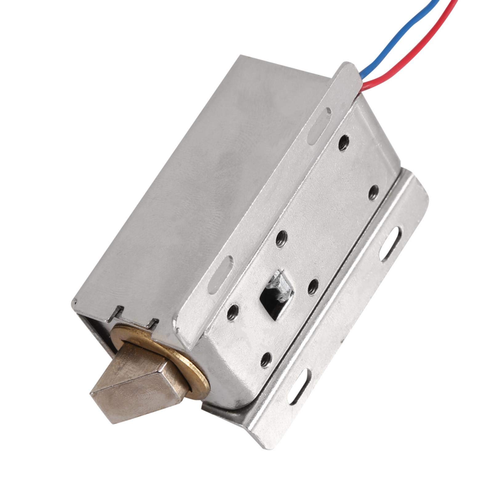 Electric Lock,DC 12V Solenoid Door Safe Lightweight Small Size Cabinet Drawer Latch Lock Electric Security Lock for Door, Window, Box, Cabinet