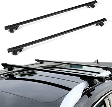 Amazon Com Eccpp Car Top Luggage Carrier Bar Black Fit For 1999