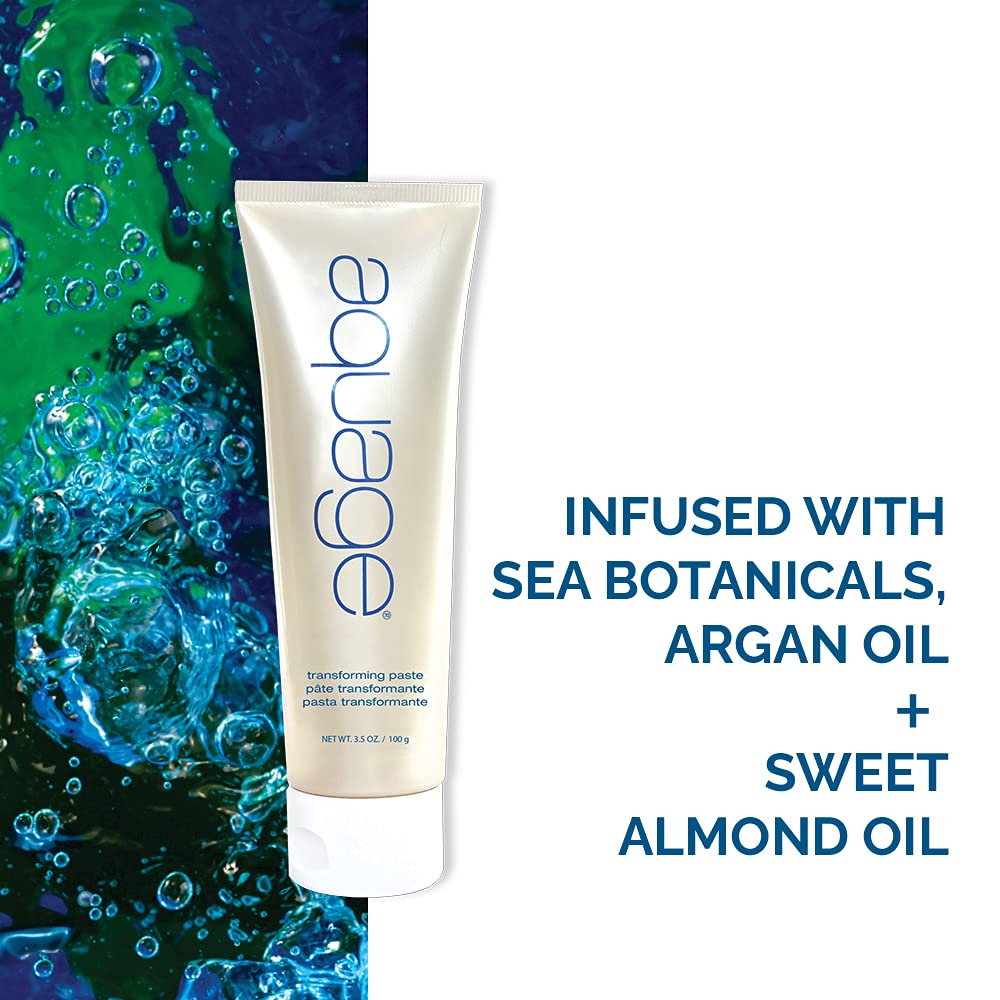 AQUAGE Transforming Paste, 3.5 Oz, Ultra-Firm Hold Texturizer, Non-Greasy, Combines the Flexibility of a Wax with the Hold of Hairspray, Professional Styling Hold: Premium Beauty