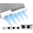 ElecGear Auto Cooling Fan for PS4 Pro, External USB Cooler Automatic Temperature Sensor Controlled Radiator Heat Exhaust Works with PlayStation 4 Pro CUH-7xxx White
