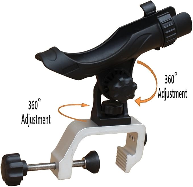 Brocraft Power Lock Fully Adjustable Rod Holder with Aluminum Large