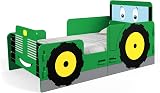 Kidsaw Tractor Junior Toddler Bed Green, Easy Assembly, Fun Design view 1