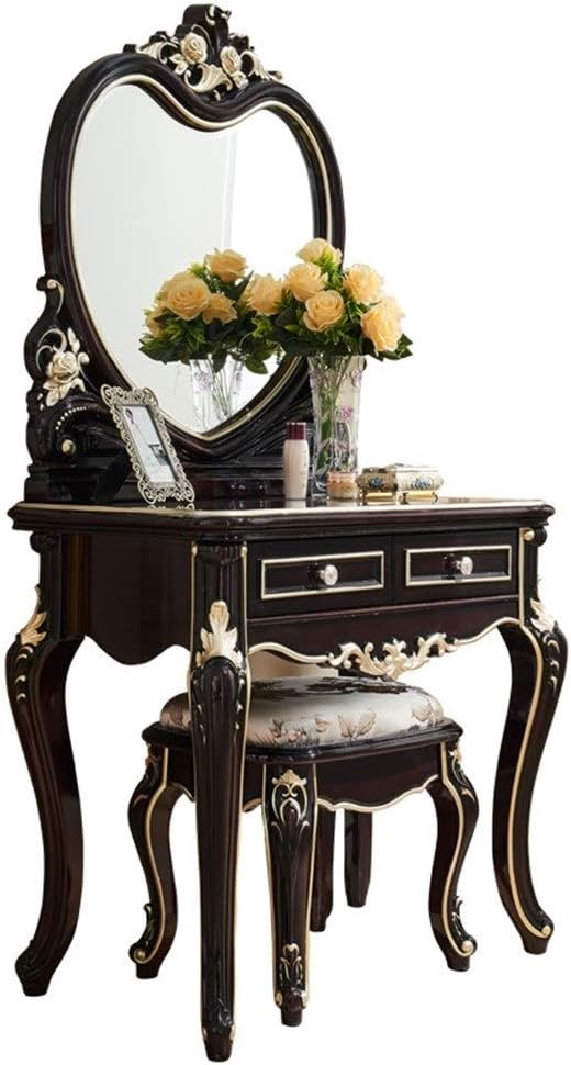 black dresser table