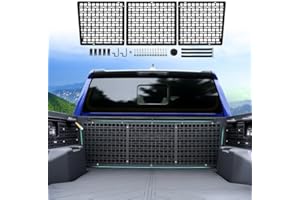 OUSUWO Front Truck Bed Molle Panel Rack System Compatible with 2024-2025 Toyota Tacoma Accessories Cargo Storage Organizer Tools Rack Fit for 24-25 Toyota Tacoma Accessories