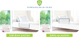 Littles Bed Guard Rail Toddler Grey 83cm x 48.5cm Fits Single to King view 3
