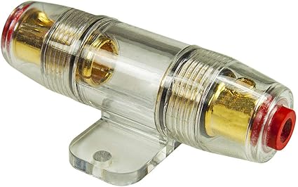 4 Stück AGU Glas-Sicherung 40A vergoldet KFZ Auto PKW LKW CarHiFi 10x38mm