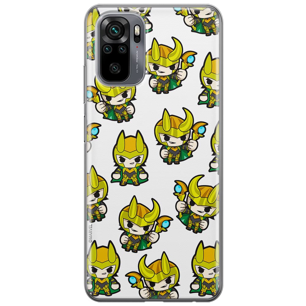 ERT GROUP mobile phone case for Xiaomi REDMI NOTE 10/ 10S original and officially Licensed Marvel pattern Loki 003 optimally adapted to the shape of the mobile phone, case made of TPU
