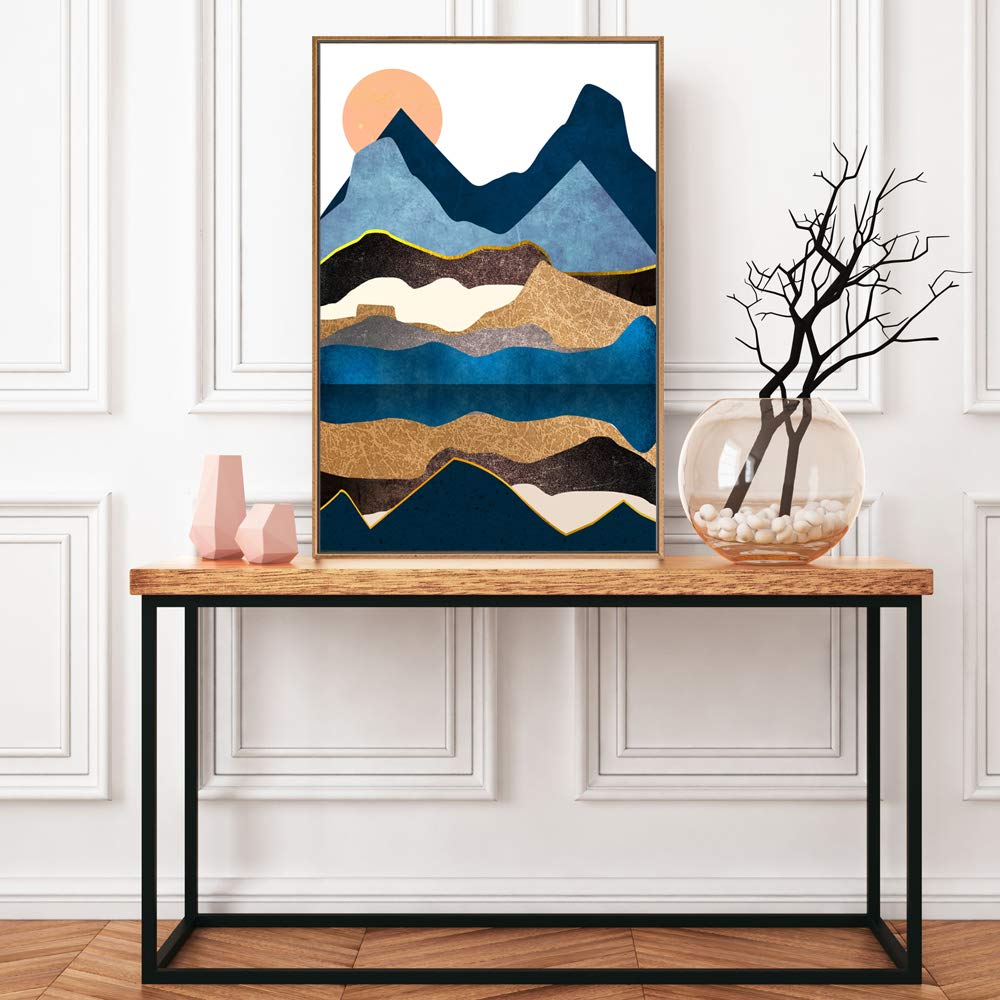 IDEA4WALL Framed Canvas Wall Art for Living Room Bedroom City and Landscape Canvas Prints for