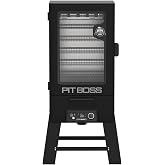 Pit Boss 4-Series WiFi &amp; Bluetooth Digital Vertical Smoker with LCD Digital Controller and Wood Chip Tray, 1,320-Sq. In. 6-Rack Cooking Space, 100&deg;F to 300&deg;F Temperature Range, Meat Probe, Black