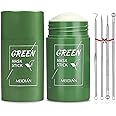 fenshine 2 Pack Green Tea Purifying Clay Stick Mask, Cleansing, Blackhead Remover, Face Moisturizes Oil Control Deep Clean Po