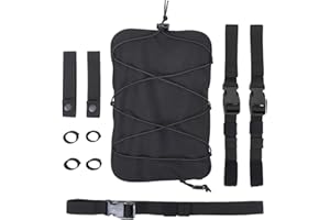 Vest-Compatible Backpack, MOLLE Expandable Multi-Purpose Storage Pack for Airsoft, Gear Organizer, Gas Mask & Leg Bag Pouch