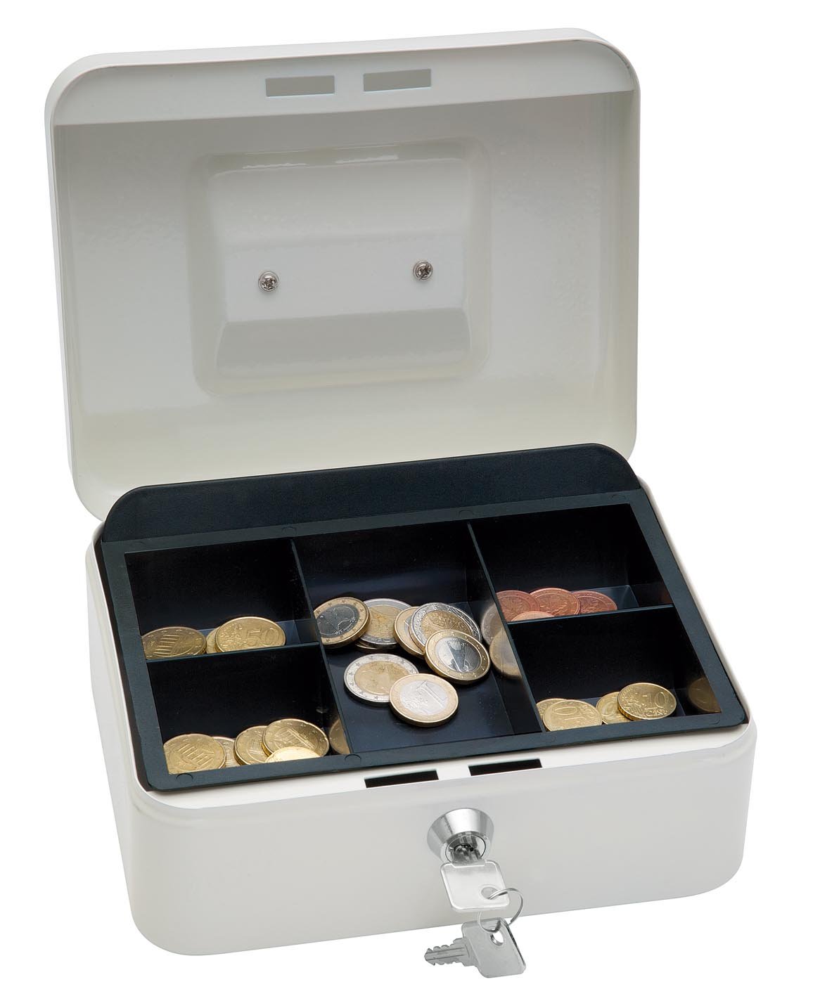 WEDO 145 200X Cash Box in Size 2 (20.0 x 16.0 x 9.0 cm) - White