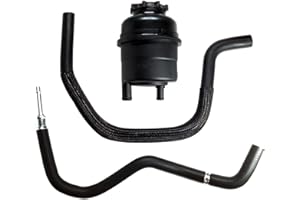 WGBAB Power Steering Fluid Reservoir and Hose Line Kit for BMW E36 E38 E39 E46 525i 528i 530i 323Ci 323i 325Ci 325i 328Ci 328i 330Ci 330i replace 32411097164 32411128332 32411095526 32411094306