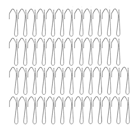 D Worthy Metal Slip On Drapery Curtain Hooks For Window Curtain