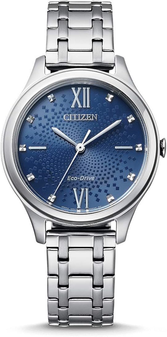 Citizen Wrist Watch Ladies Eco-Drive Bracelet Wr50, Silver