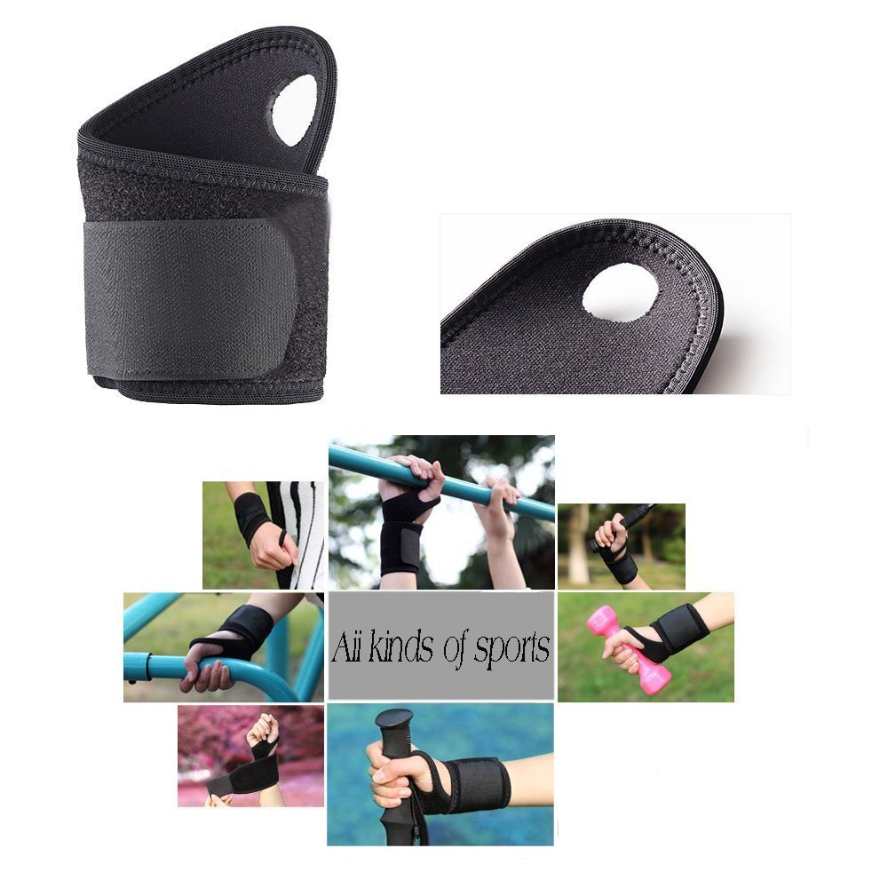 Wrist Brace, GROOFOO Neoprene Wrist Support [Wrist Support Brace][Wrist Wrap][Wrist Straps] for Volleyball Badminton Tennis Weightlifting, Sports Injury Rehabilitation & Arthritic Recovery