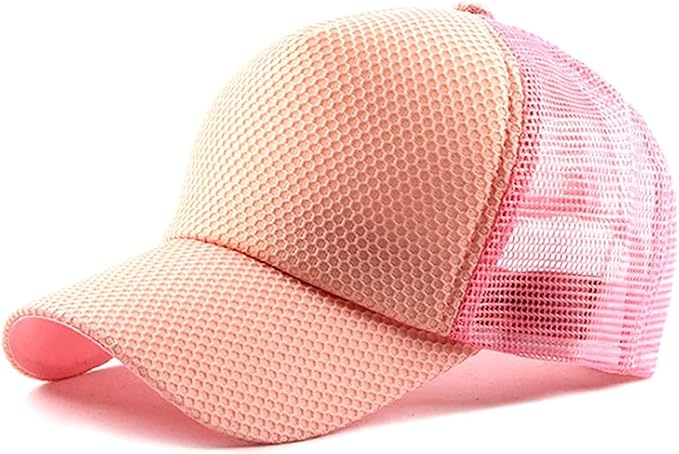 Amazon Co Jp メッシュ キャップ ゴルフ メンズ キャップ レディース 野球帽子 速乾 通気 男女兼用 Uvカット 日除け 無地 レンニハハ ピンク 服 ファッション小物