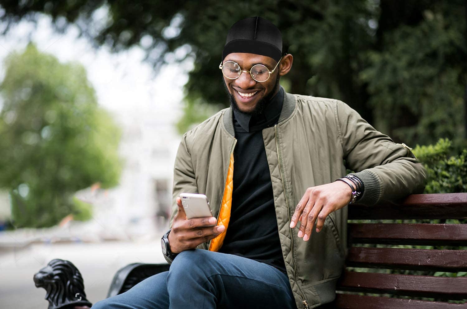 DURALA Premium Wave Caps for Men, Good Compression Cap Over Durag for 360, 540, 720 Waves