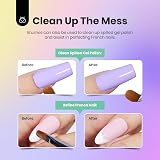 Beetles Gel Polish 6 Pcs Nail Art Brush Set Flat, Oval, French, Gradient & view 5
