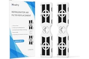 Hvatry Pure Air AF-2 Air Filter Replacement for Frigidaire FRGPAAF2 - Compatible with Frigidaire Gallery & Electrolux - Removing Odors to Freshen up Air - 1.77x7.7 inch, 2 Packs