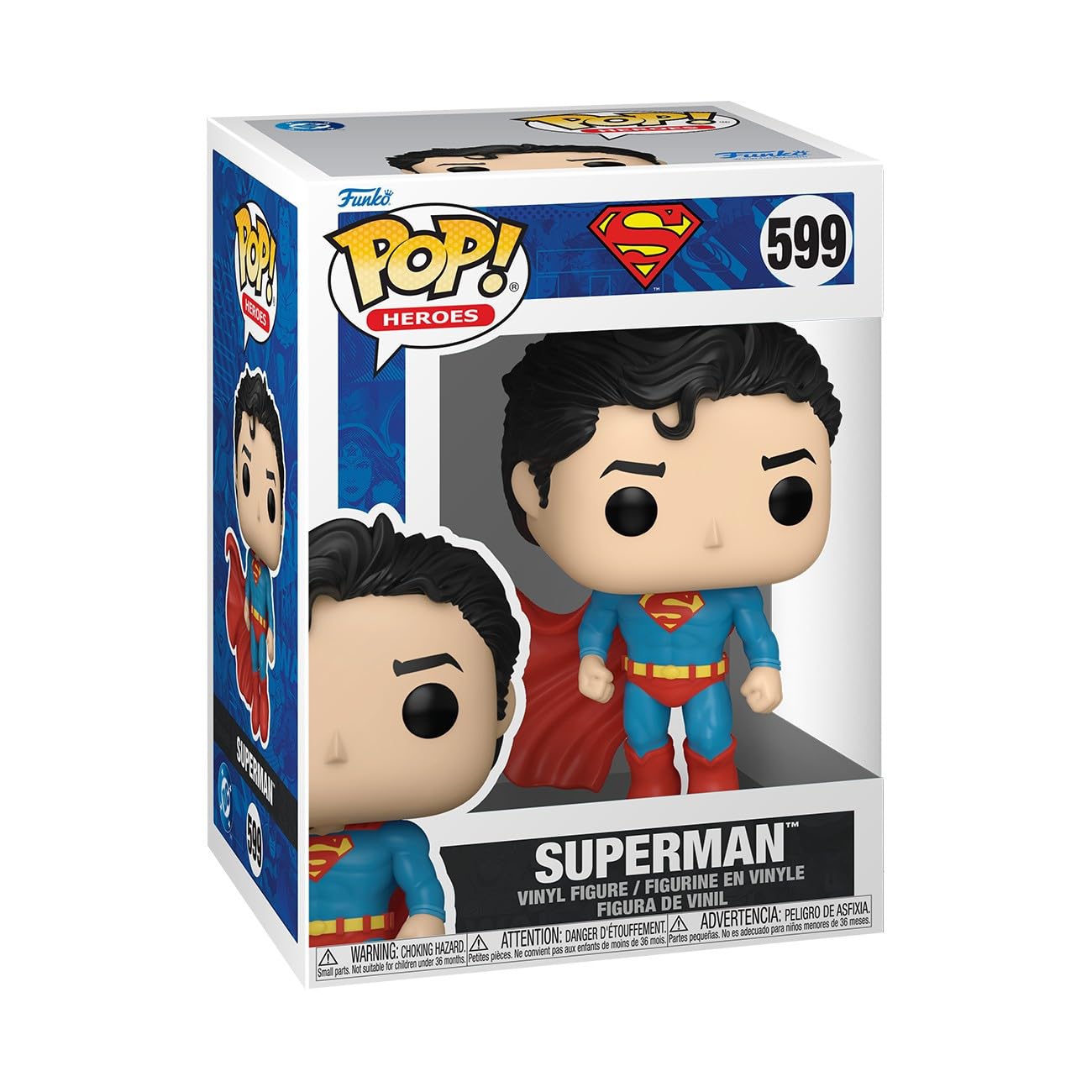 Funko POP! Heroes: DC - Superman - Collectable Vinyl Figure - Gift Idea - Official Merchandise - Toys For Kids & Adults - Model Figure for Collectors and Display