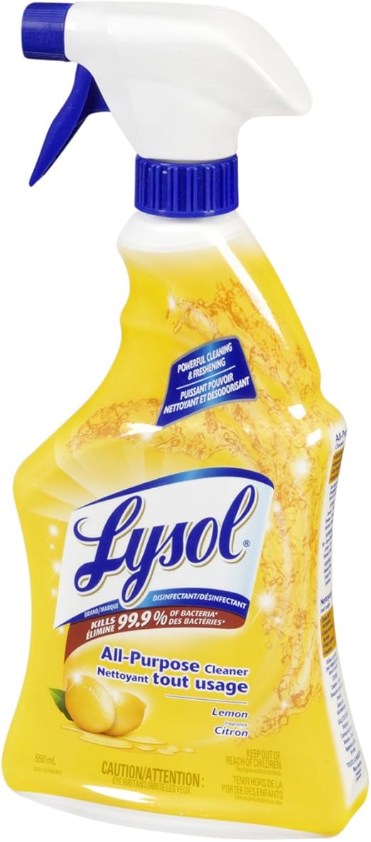 Lysol All Purpose Cleaner, Trigger, Lemon, 13ml, Powerful Cleaning &  Freshening