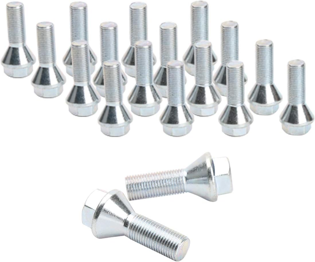 dynofit 12x1.25 Wheel Lug Studs Bolts for Wheel Spacers 20PCS ET 28mm